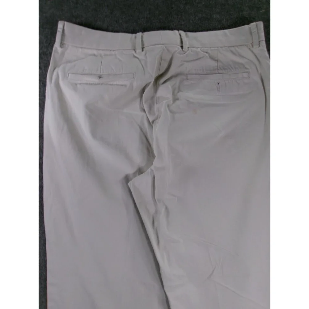 Vintage J Crew Pants Men 34X31 Beige Straight Leg Regular Fit Office Tag 34X32